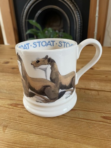 EMMA BRIDGEWATER STOAT HALF PINT MUG DISCONTINUED