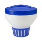 Northlight 7.5" Classic Blue and White Floating Swimming Pool Chlorine Dispenser