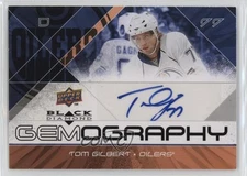 2008-09 Upper Deck Black Diamond Gemography Tom Gilbert #G-TG Auto