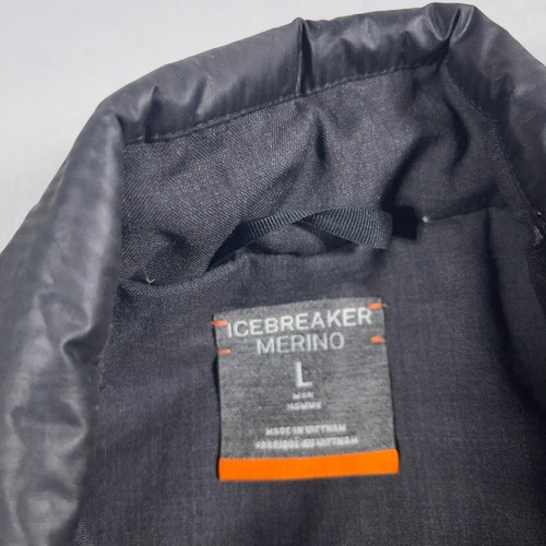 Icebreaker MerinoLoft Stratus X Jacke Herren Large schwarz gesteppt Wolle isoliert - Bild 3 von 10