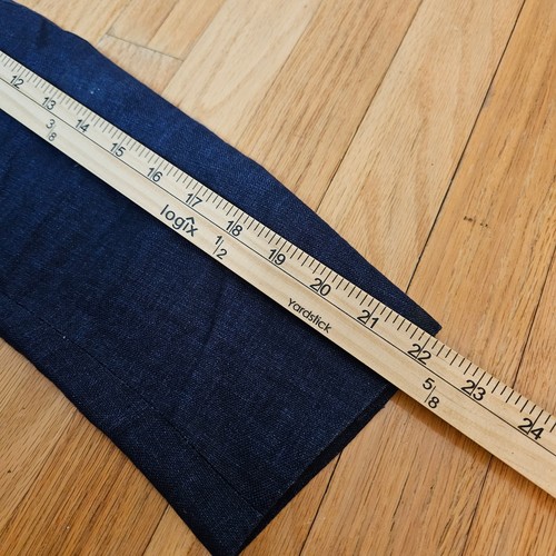 Suitsupply Giacca Blazer Uomo Blu Scuro Lino Angelico Peak Bavero Avana Tg 38 - Foto 19 di 20