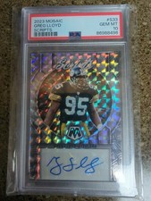 2023 Mosaic Greg Lloyd Scripts PSA 10