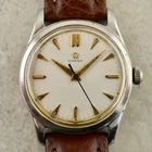 C.1952 Vintage Omega honeycomb dial watch cal.Ω 420 ref. 2690-2 SC in steel
