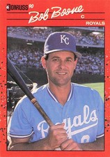 1990 Donruss #326b Bob Boone