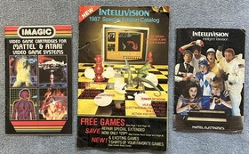 Intellivision II 2 system console - w/ Dracula, BurgerTime, Truckin' - tested