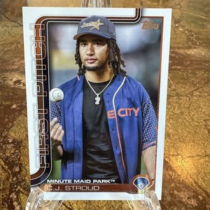 2025 Topps Series 1 CJ Stroud First Pitch #FP-10