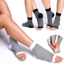 Foot Sleeve Plantar Fasciitis Compression Socks for Achy Swelling Heel Ankle US
