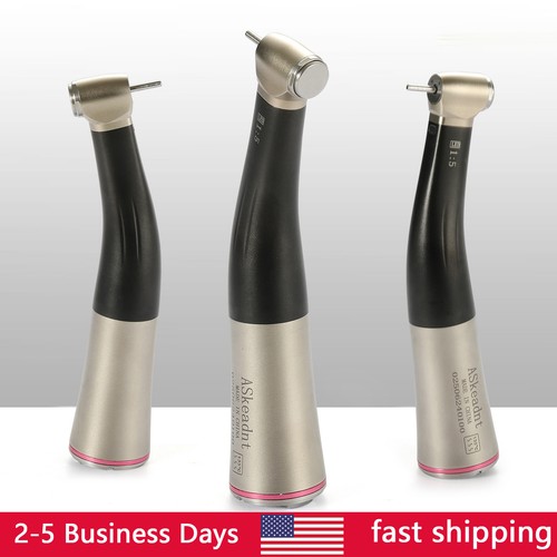 Dental Electric 1:5 Contra Angle Increasing Handpiece Fiber Optic LED Black - Picture 15 of 16