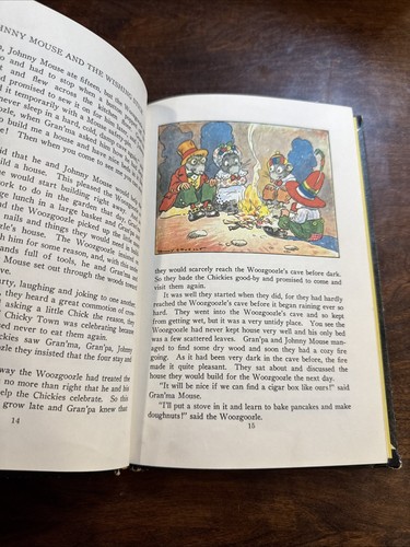 Johnny Mouse And The Wishing Stick Johnny Gruelle Bobbs Merrell Co VG - Picture 7 of 10