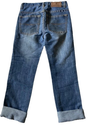 Lucky Brand Copper Slim High Water Cuffed Blue Denim Jeans Girls Size 8 - Picture 11 of 17