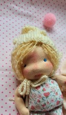 Stoffpuppe Waldorf Art 18 Cm Babypuppe Stoffpuppe, Steiner PUPPE