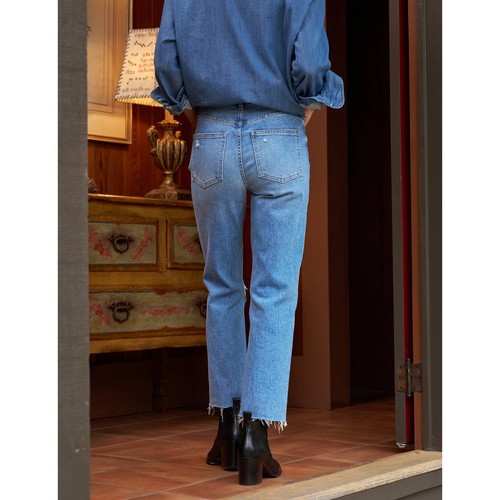 FRANK & EILEEN Monaghan Mom Jeans 1997 Wash Distressed High Rise Denim Damen 27 - Bild 5 von 11