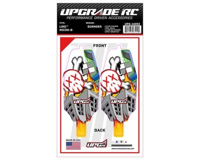 UpGrade RC Chassis Schutzfolie für Losi Micro-B Burner UPG-14052 