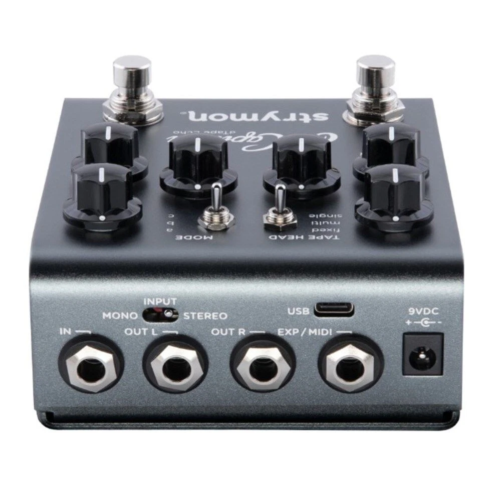 Strymon El Capistan V2 Tape Delay Pedal with MIDI Control and Expression Input
