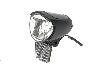 Fahrrad Front Scheinwerfer 70 Lux LED Vorder Licht 6V-12V Dynamo Reflektor - Bild 1 von 4