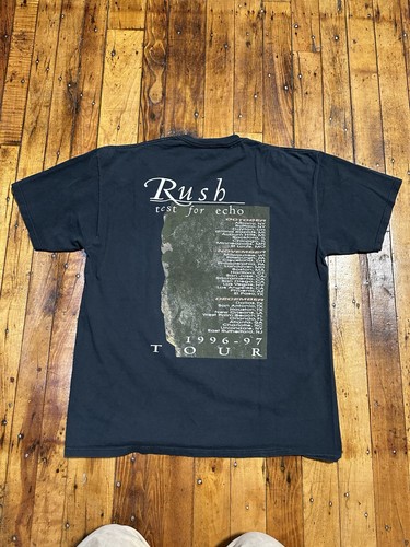 Vintage Rush Test For Echo Shirt Size XL Nice Man 1996 1997 Tour - Picture 12 of 19