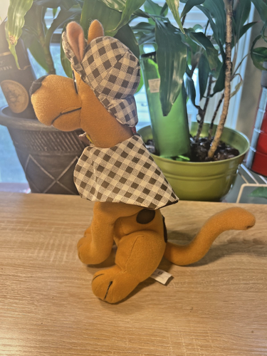 Scooby Doo Plush Sherlock Holmes Detective Cartoon Network Vintage 90's Toy 11" - Picture 8 of 16