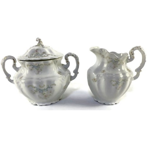 Johnson Brothers Royal Covered Sugar Bowl and Creamer Set of Two - Picture 1 of 8
