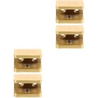4 PCS  Glass Shelf Holder Door Cabinet Clamp Fixed Panel Shower Door Clip