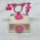Vintage Barbie Magic Moves Pink Decorator Wind Up & Ring Phone 80’s