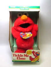 Vintage TICKLE ME ELMO Doll Original 1996 TYCO Plush Toy with Tag NRFB NEW 62715