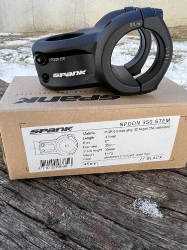 Spank Spoon 350 Stem 45mm / 35.0mm clamp / 1 1/8" threadless Mountain - Picture 6 of 6