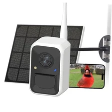  by Birdfy Upgraded Smart Bird Feeder Camera, Solar Powered, Auto Bird Video 