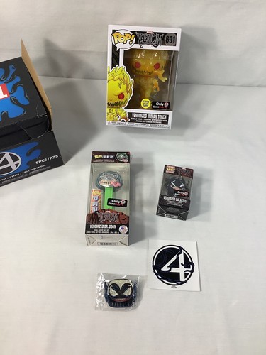 Venomized Human Torch - GameStop Exclusive Fantastic Four Venom Funko Pop! #691 - Picture 2 of 15