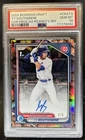 2024 Bowman Draft Ty Southisene Chrome Auto Refractor Peanuts 1st #/5 PSA 10