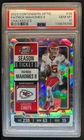2023 Contenders Optic Patrick Mahomes II Cracked Ice Season Ticket #/22 PSA 10