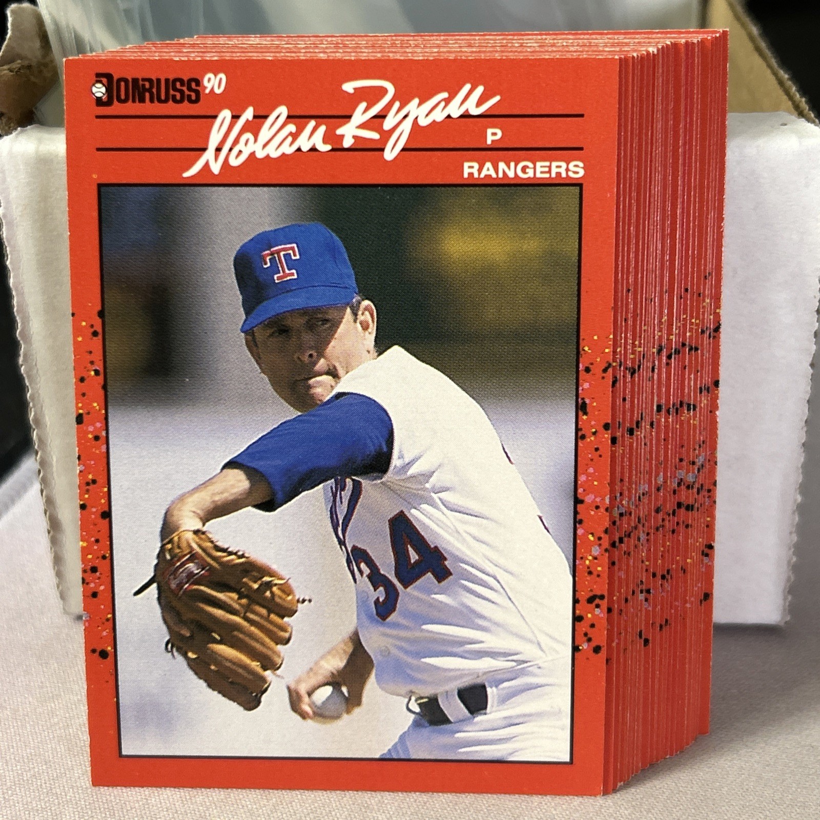 1990 Donruss NOLAN RYAN Card #166 Texas Rangers Lot Of 29 Cards