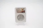 2016 SILVER EAGLE NGC MS70 FIRST DAY ISSUE 30TH ANNIVERSARY MERCANTI SIGNED