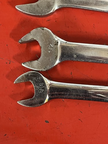 Lote de 10 llaves combinadas cortas métricas y SAE Snap-on - Imagen 11 de 18