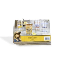 Miranda Lambert 4pc Glass Tumbler Beverage Set 16.6 oz Southern Charm Sayings