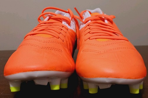 Nike Tiempo Legacy II FG Soccer Orange-Tart-White-Volt 819255-817 Women's Sz 7.5 - Picture 5 of 11