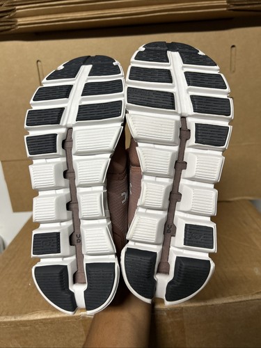 On Cloud 5 Running Waterproof Sneaker Schuh Cocoa/Frost Damengröße 9,5 - Bild 6 von 7