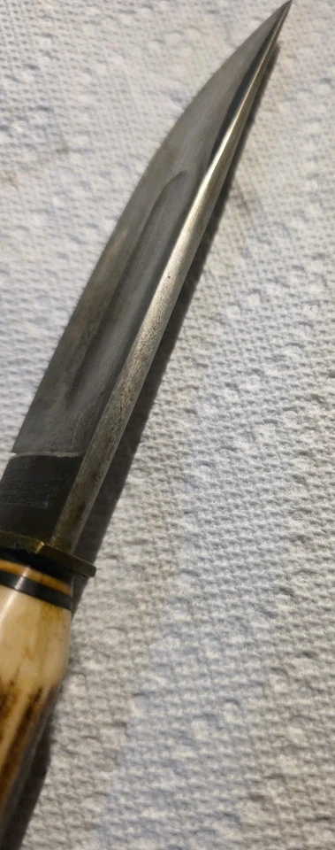 Cuchillo de caza Othello Solingen de colección vendido por/marcado Ideal Shirt Co. 1920-1940 Foto 4 de 4