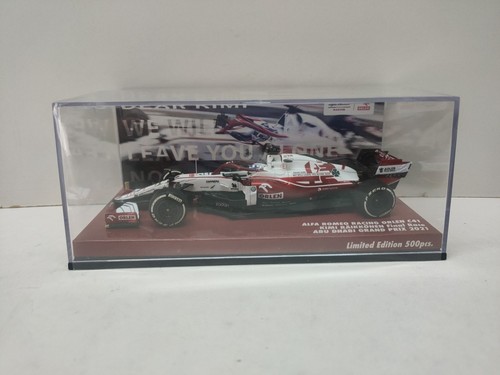Alfa Romeo C41 Raikkonen Final Race Abu Dhabi GP 2021 1/43 Minichamps - Foto 2 di 17