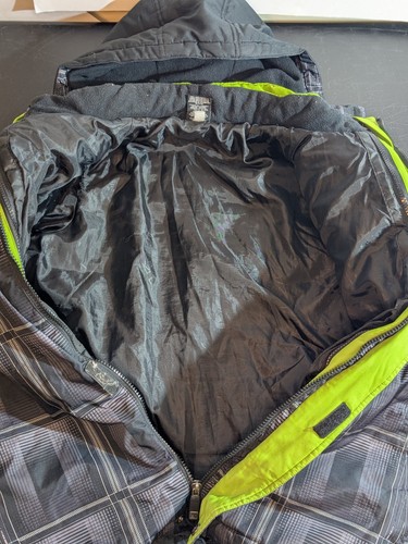 Retro Y2K Herren Snowboarder Skijacke Evolution Captured Größe XL 3 in 1 Mantel - Bild 7 von 23
