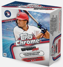 2025 Chrome Update Series Baseball Trading Cards MEGA Box 42 Cards