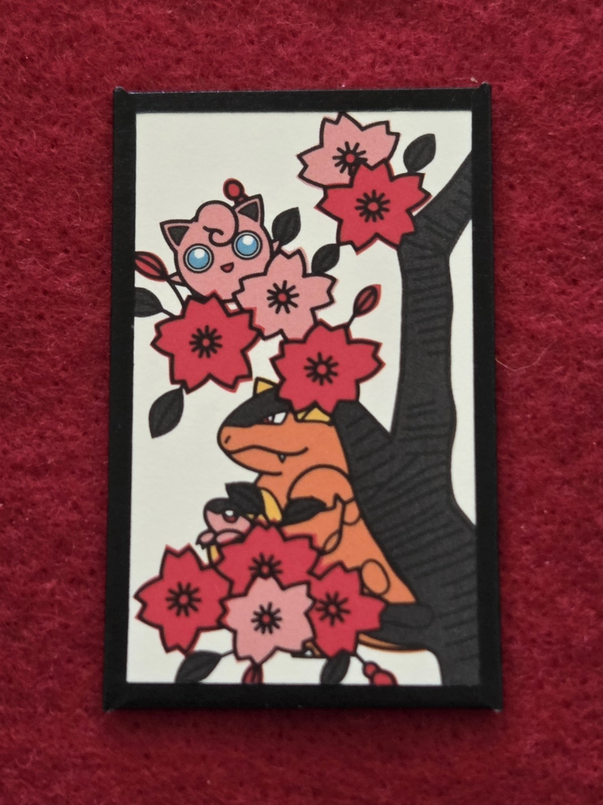 2013 Pokemon HANAFUDA Kanto March JIGGLYPUFF & KANGASKHAN NM