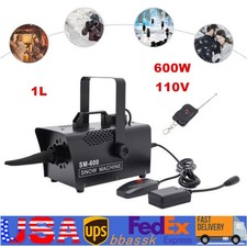 600W Snow Machine Stage Snowflake Maker for Christmas Party Snow Decor w/Remote