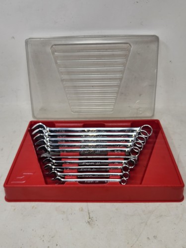 Snap-on SOEX710 10pc 12-Point Flank Drive Plus Combo Wrench Set USA 5/16" - 7/8" - Picture 1 of 13