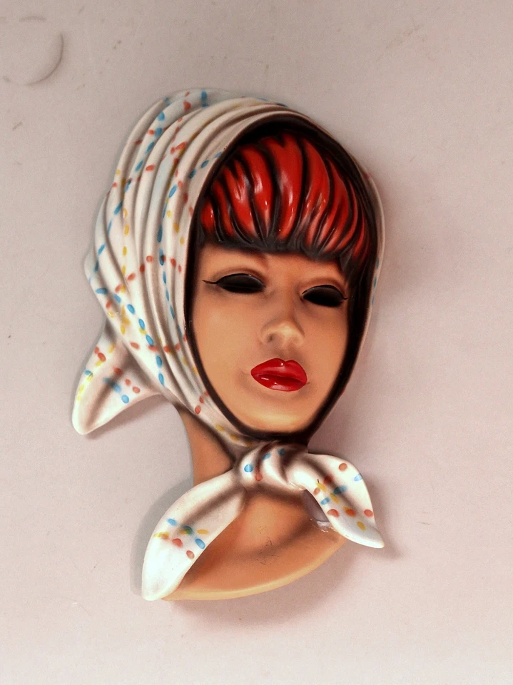 Cortendorf Wandmaske Nr.3715 Keramik # 3709 - Image 3 of 4