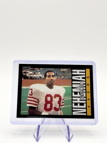 1985 Topps Football Card Renaldo Nehemiah #158 49ers - Picture 3 of 3