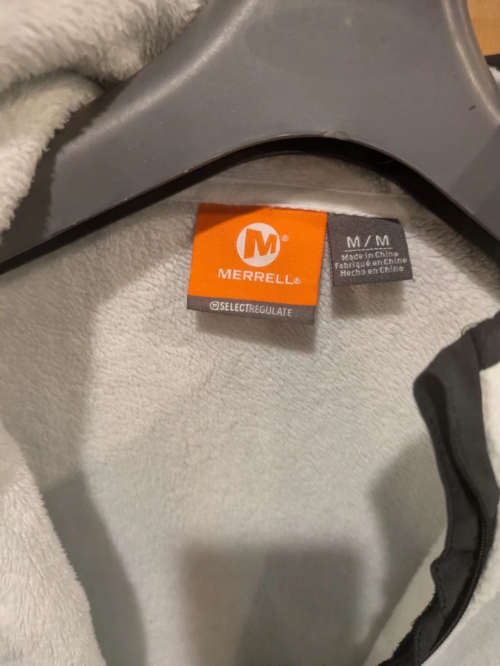 Женская флисовая куртка на молнии Merrell M с 2 карманами реглан мягкая пушистая повседневная - Изображение 4 из 4