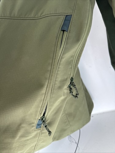 Arcteryx Wind Stopper Uomo XL Giacca Verde Gorpcore Verde Esercito Sci Zip Up - Foto 4 di 5