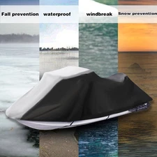 Trailerable Jet Ski Heavy Duty Polyester PWC Waterproof Cover Marine Grade 420D