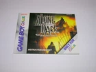 Alone in the Dark (Game Boy Color GBC) Original Instruction Manual