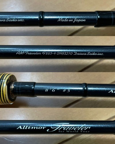 Caña con mosca Daiwa Altomore Traveler F865-4 #5 8 pies 6 pulgadas 4 piezas pesca con mosca - Imagen 6 de 9